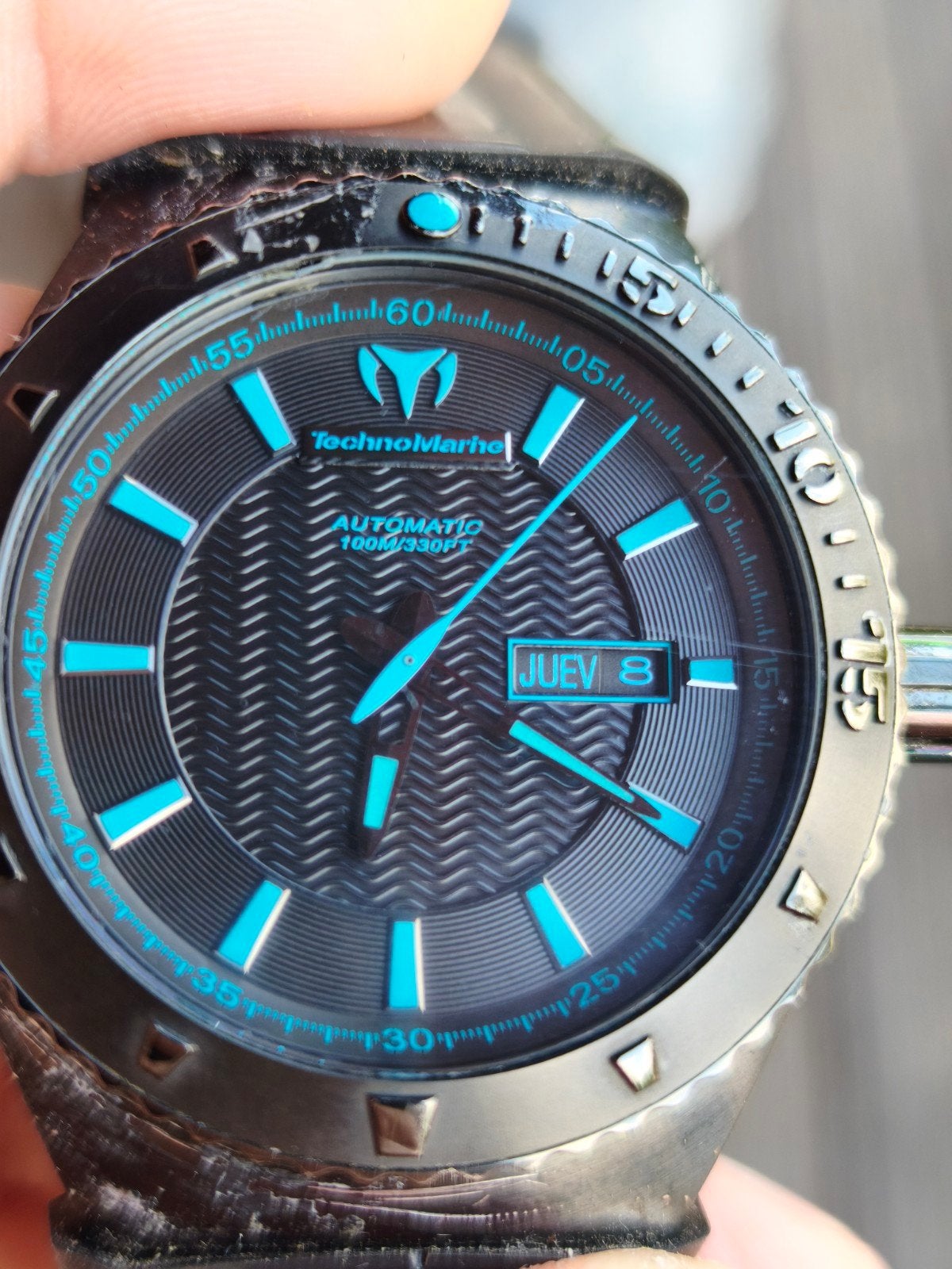 TechnoMarine  Maui Automatic, Sieraden, Tassen en Uiterlijk, Horloges | Heren, Overige merken, Gebruikt, Staal, Polshorloge