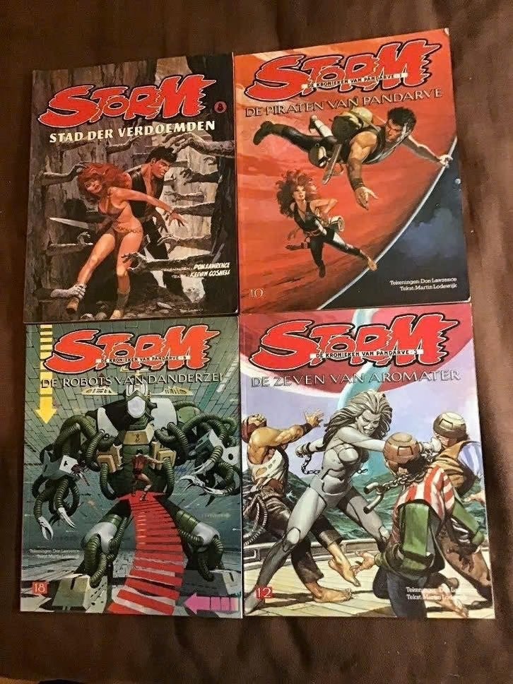 4 delen Storm door Don Lawrence, Boeken, Meerdere stripboeken, Ophalen of Verzenden, Zo goed als nieuw