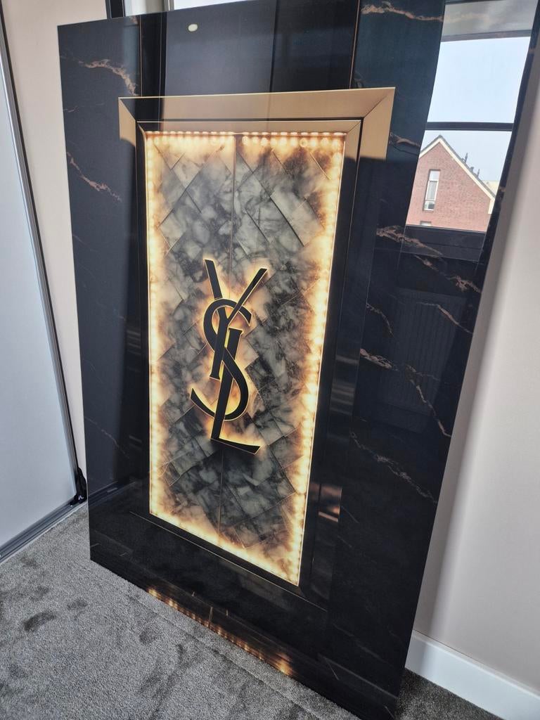 Luxe YSL glasschilderij, Ophalen of Verzenden, Nieuw
