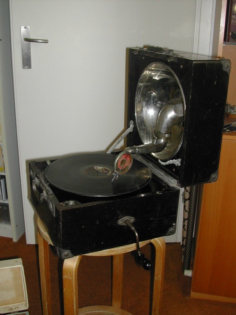 Antieke grammofoon, Ophalen, Gebruikt, Platenspeler, Overige merken