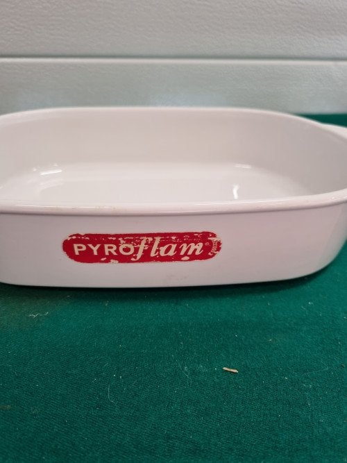 -	Pyroflam ovenschaal wit aardewerk corning, Ophalen of Verzenden, 'T Olde Gre-j, Info@toldegrej.nl, Endepoelstraat 20f Didam