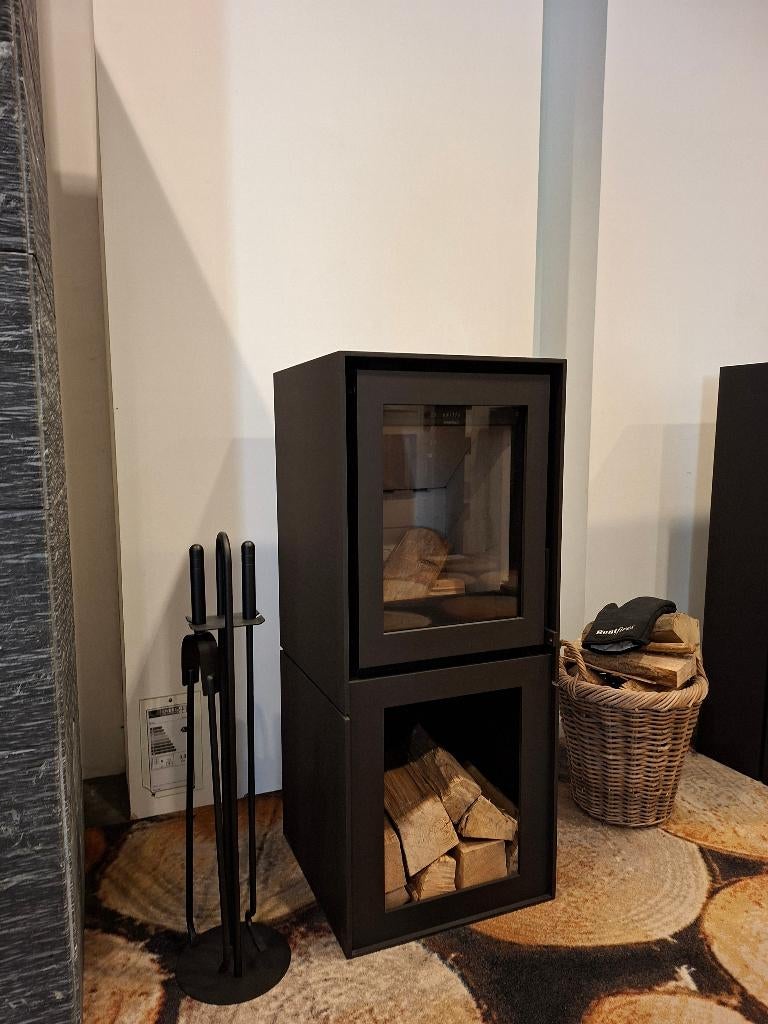 (Showroommodel) Houtkachel Barbas Box 20-40, Huis en Inrichting, Kachels, Houtkachel, Ophalen of Verzenden, Zo goed als nieuw