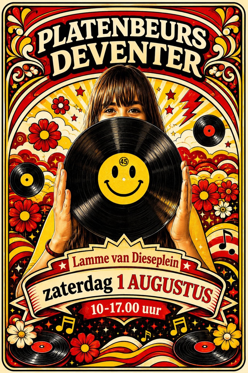 Platenbeurs Deventer zaterdag 1 augustus Centrum, Cd's en Dvd's, Vinyl | Pop, Zo goed als nieuw, Overige formaten, Ophalen of Verzenden