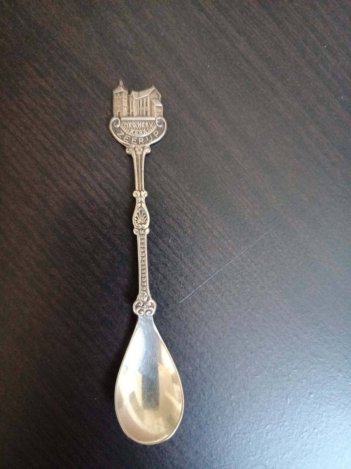 Vintage verzamellepel Zeerijp - Ned. Herv. Kerk, Antiek en Kunst, Antiek | Bestek, Ophalen of Verzenden