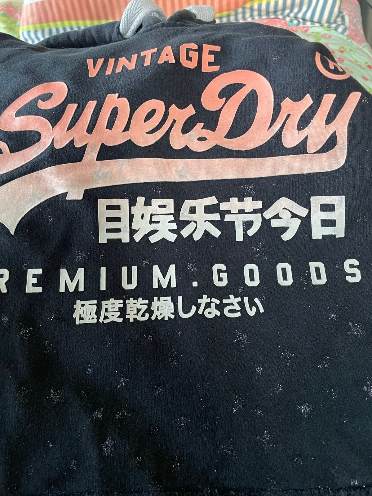Superdry Hoodie Donkerblauw Maat XS (valt ruim), Blauw, Ophalen of Verzenden, Lange mouw, Maat 34 (XS) of kleiner