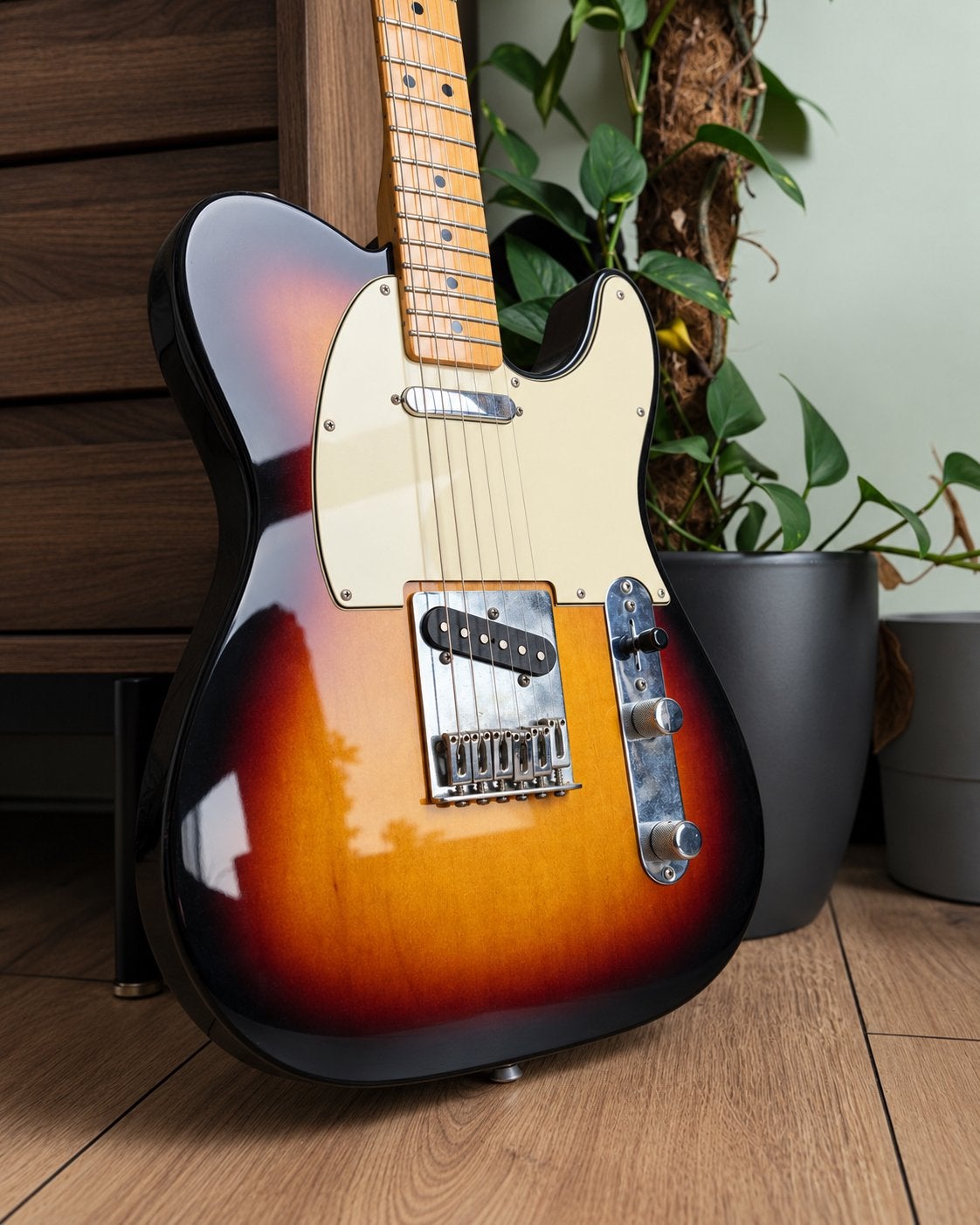 Fender Standard Telecaster Sunburst, Ophalen of Verzenden, Zo goed als nieuw, Solid body, Fender