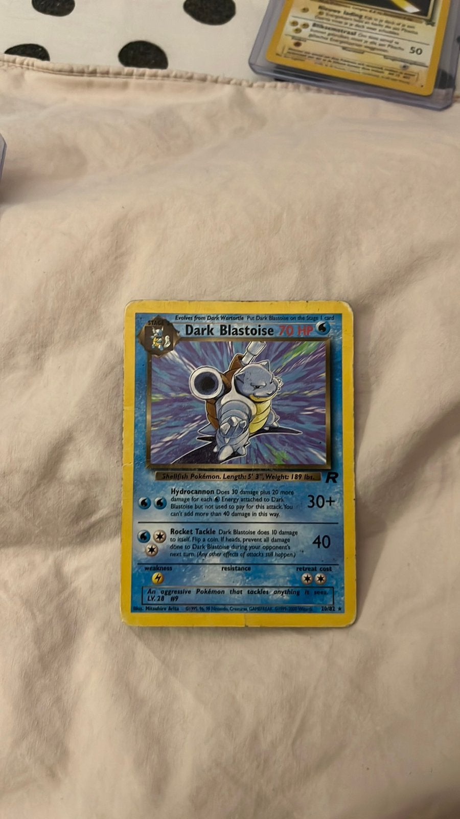 Dark blastoise 20/82, Ophalen of Verzenden, Zo goed als nieuw