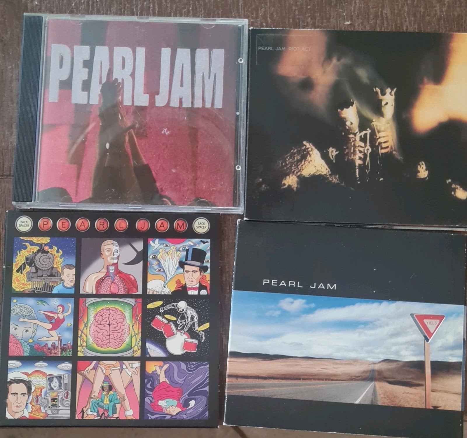 Pearl Jam CD collectie - Vier albums, Rock, Gebruikt, Ophalen of Verzenden, Inclusief doosje