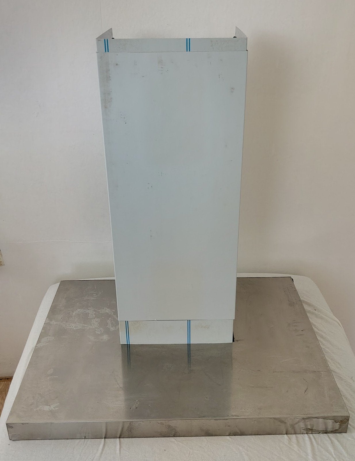 rvs afzuigkap ikea 60 cm breed, Ophalen, Gebruikt, Wandschouwkap, Vrijstaand