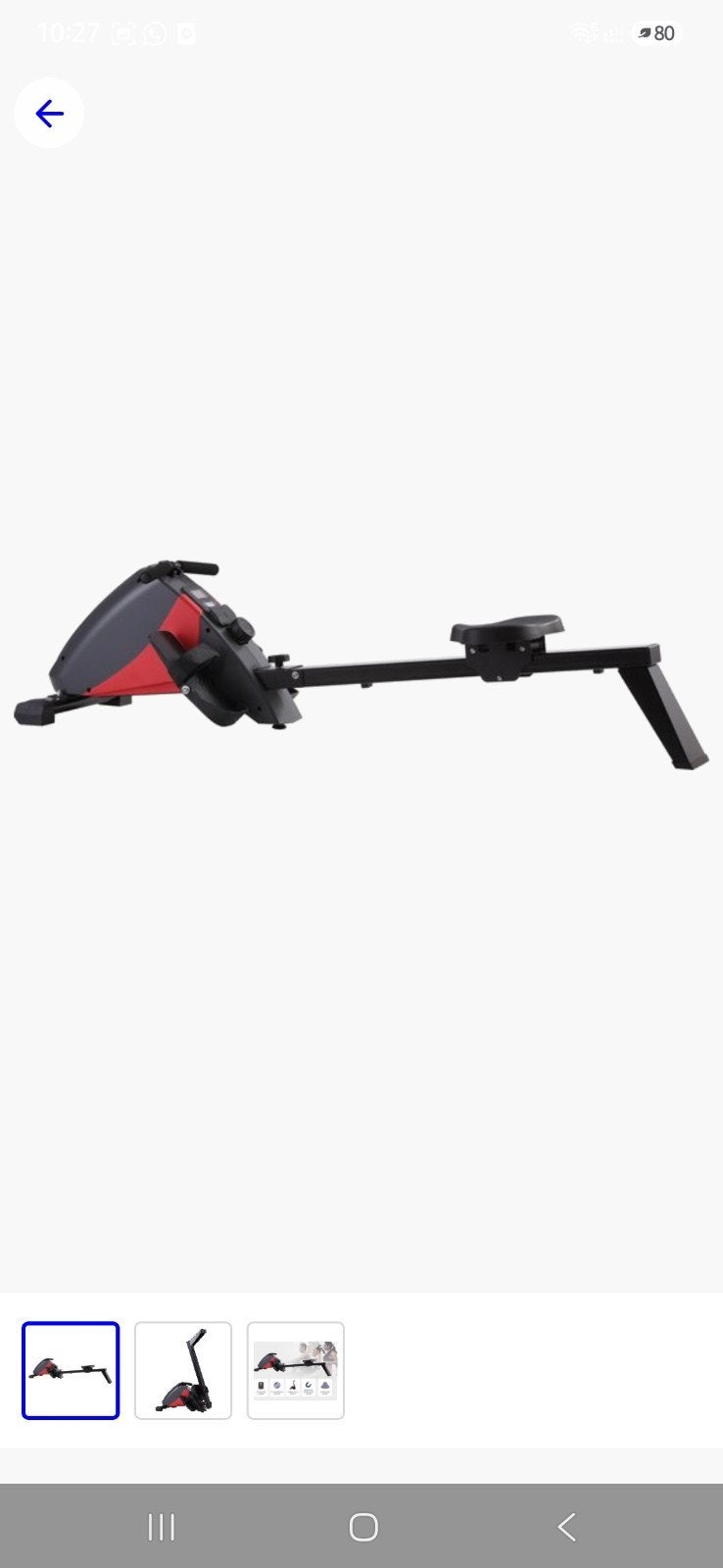 BluMill magnetische roeimachine, Ophalen of Verzenden, Zo goed als nieuw