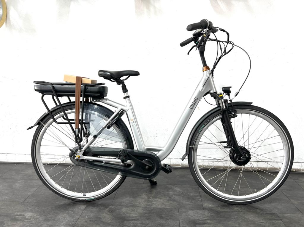 Qwic Elektrische Dames Fiets 50 cm (nieuw accu en motor), Fietsen en Brommers, Fietsen | Dames | Damesfietsen, Overige merken