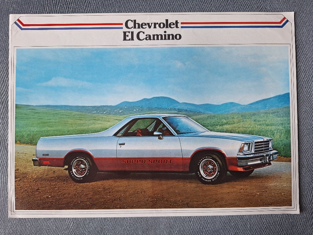 Leaflet CHEVROLET El Camino - NL., Boeken, Verzenden, Zo goed als nieuw, Chevrolet