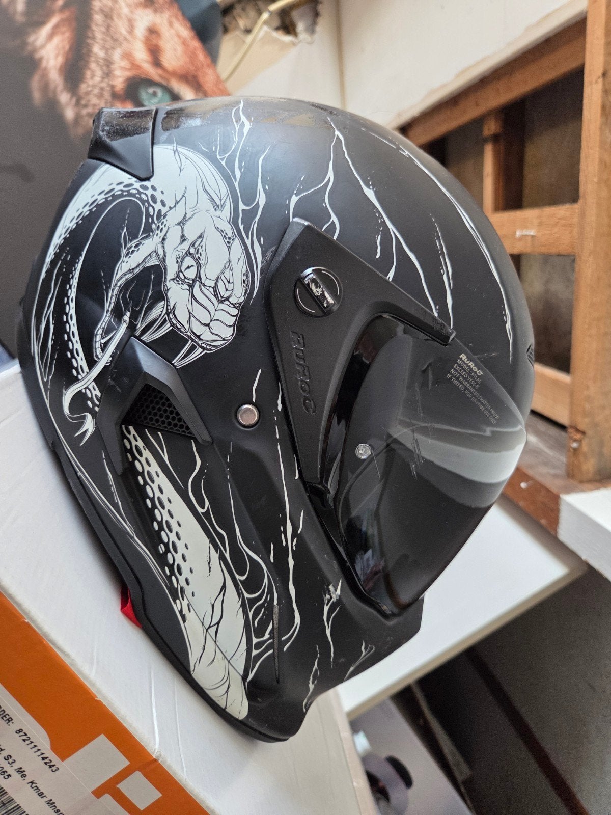 Ruroc Atlas 2.0 Nerve Decay Integraalhelm Maat L, Overige merken, Heren, Ophalen of Verzenden, Integraalhelm