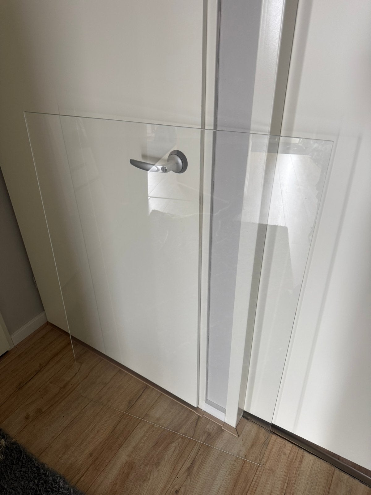 Glasplaat 80,50 x 120 cm salontafel, Ophalen, 50 tot 100 cm, Zo goed als nieuw, Minder dan 100 cm