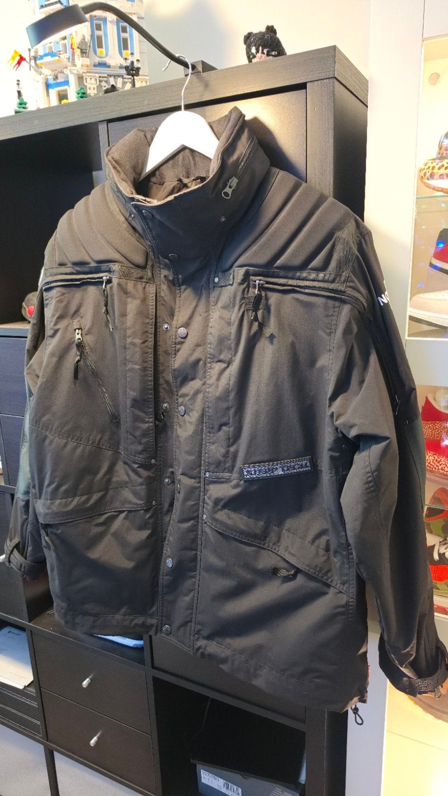 Supreme x The North Face Steep Tech Biker Jacket XL, Supreme x The North Face, Zwart, Maat 56/58 (XL), Ophalen of Verzenden