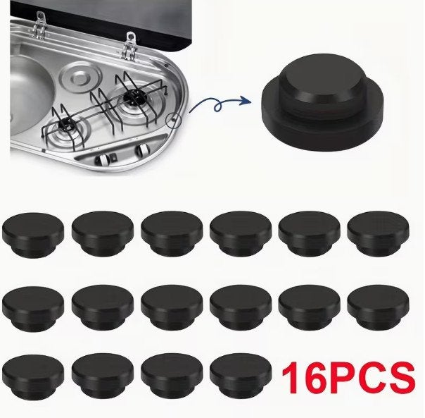 Dometic Gscomfoor schroef afdekdopjes Rubber (16 stuks), Caravans en Kamperen, Buurserstraat 15 A, 7481 EG,Haaksbergen, Ophalen of Verzenden