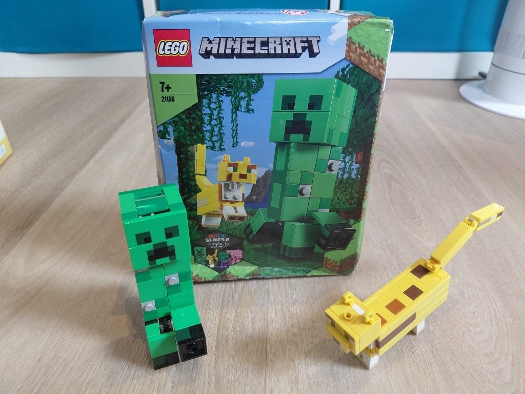 LEGO Minecraft 21156 BigFig Creeper & Ocelot, Compleet, Minecraft, Lego, Ophalen of Verzenden