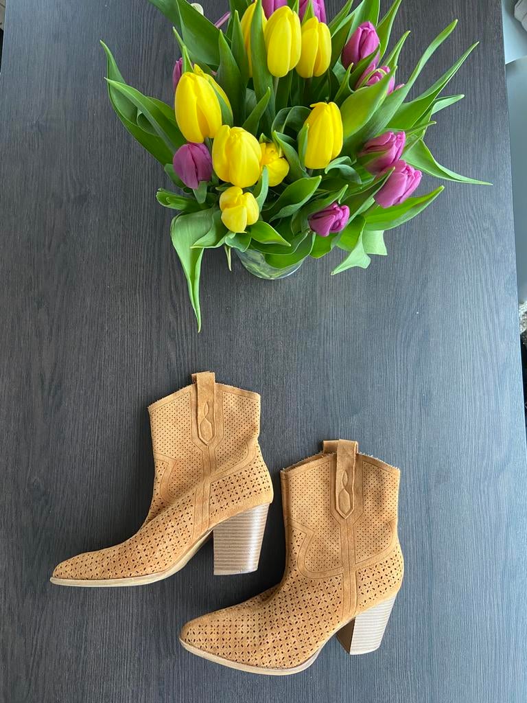 hakken mat 41, Kleding | Dames, Schoenen, Gedragen, Lage of Enkellaarzen, Bruin, Verzenden