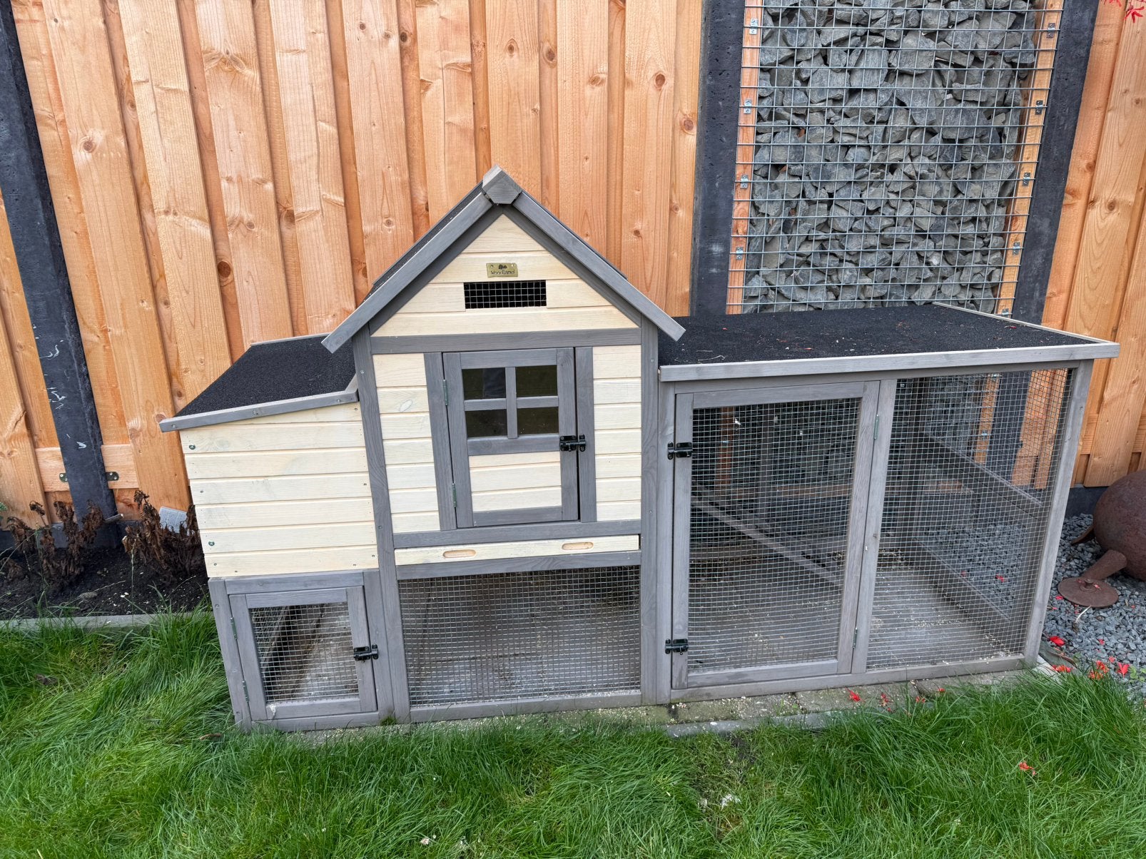 Mooi kippenhok inclusief automatisch deurtje 192 x 68 x122, Dieren en Toebehoren, Pluimvee | Toebehoren, Ophalen, Gebruikt, Kippenhok of Kippenren