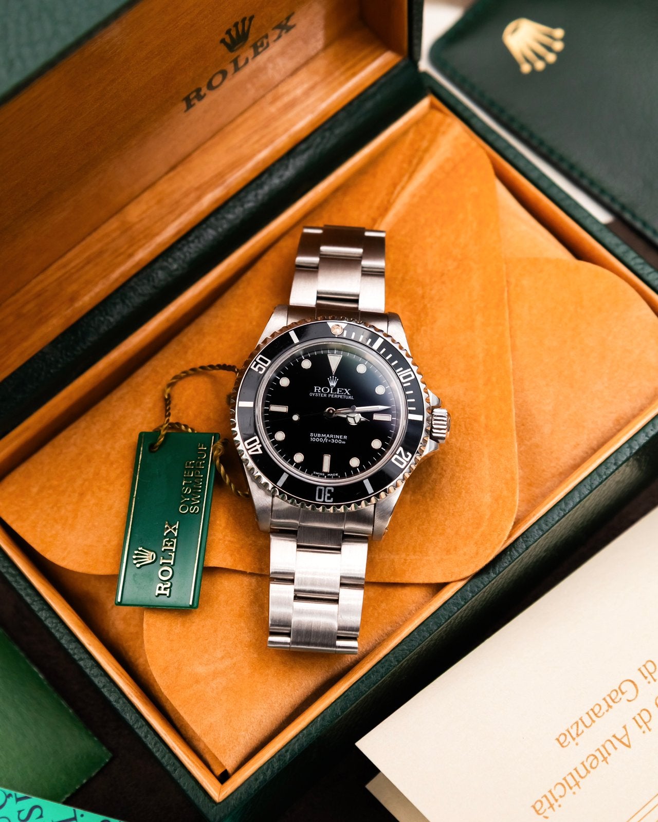 Rolex 14060M Submariner No Date - Serviced - Erg Compleet, Ophalen, Staal, Polshorloge, Zo goed als nieuw