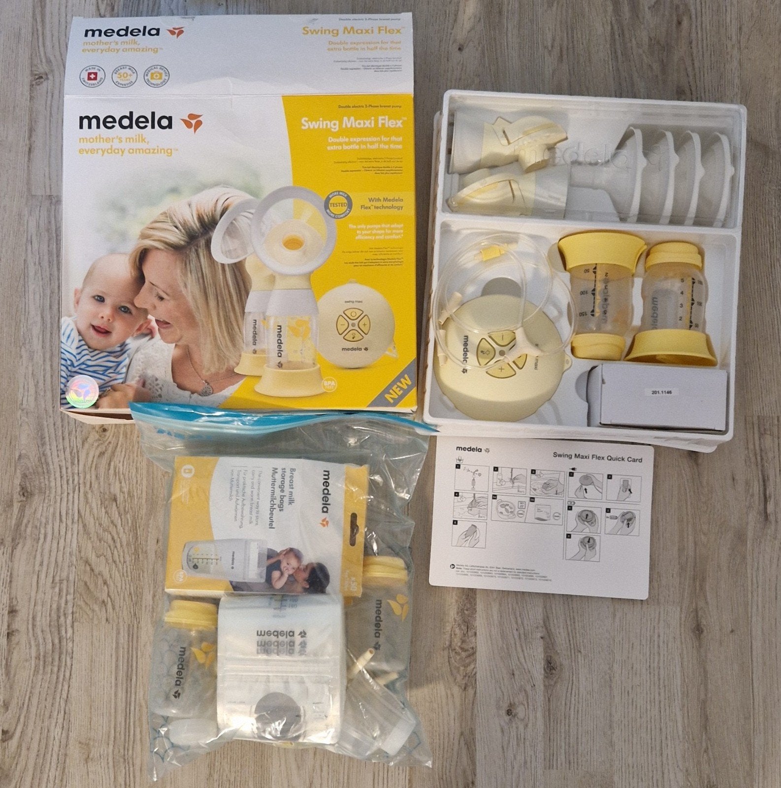 Medela Swing Maxi Flex dubbele elektrische borstkolf te koop, Kinderen en Baby's, Ophalen of Verzenden, Borstkolf