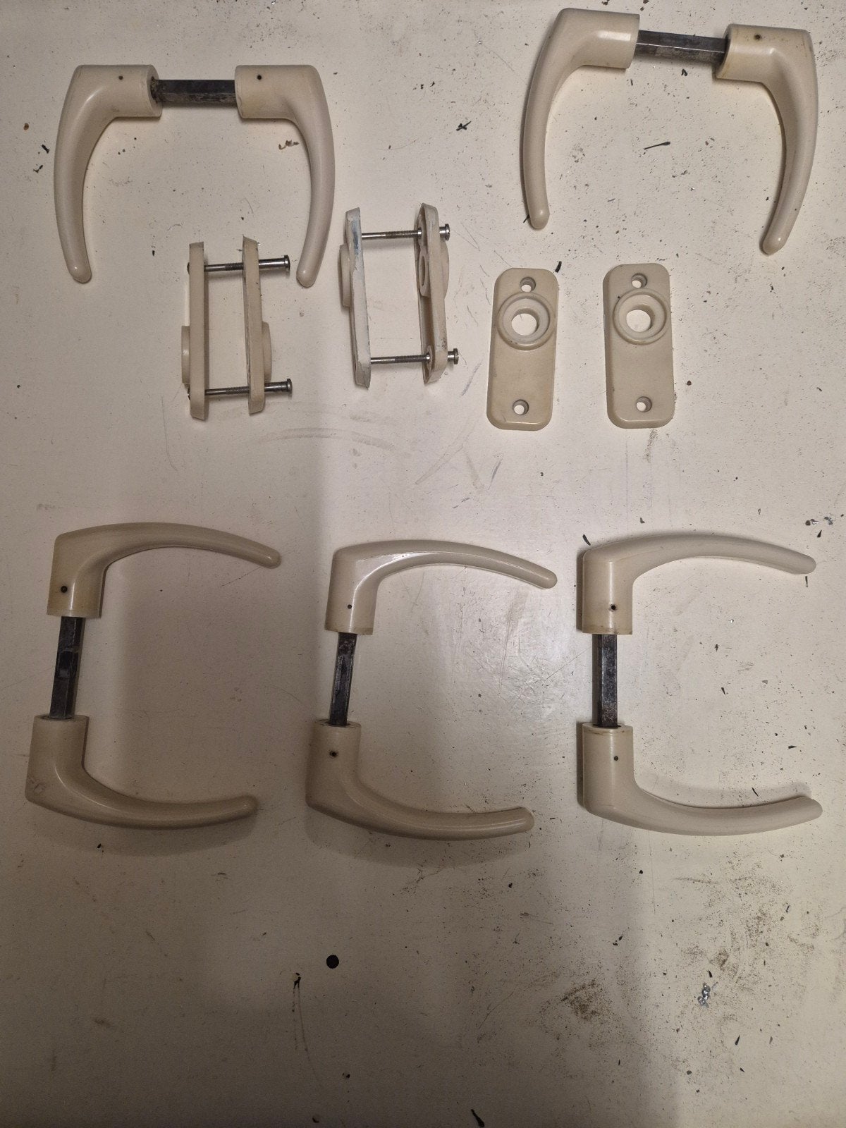 deurbeslag, Ophalen of Verzenden, Gebruikt, Overige materialen, Klink of Kruk