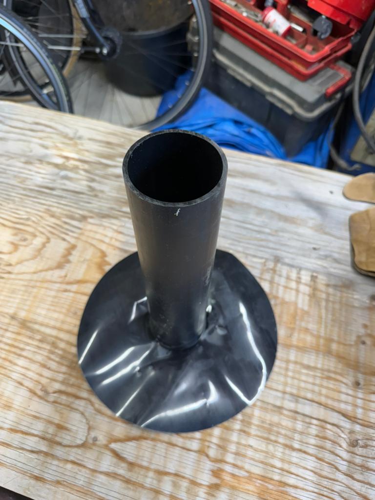 EPDM zelfklevende onderuitloop 75 mm, Ophalen, Overige materialen, Zwart, Overige typen