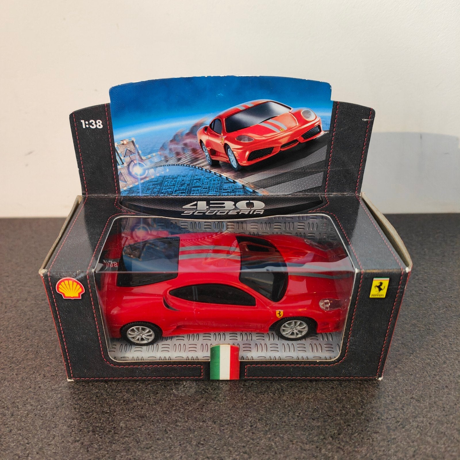 Ferrari 430 Scuderia modelauto 1:38 - Shell V-Power, Ophalen of Verzenden, Nieuw, Auto