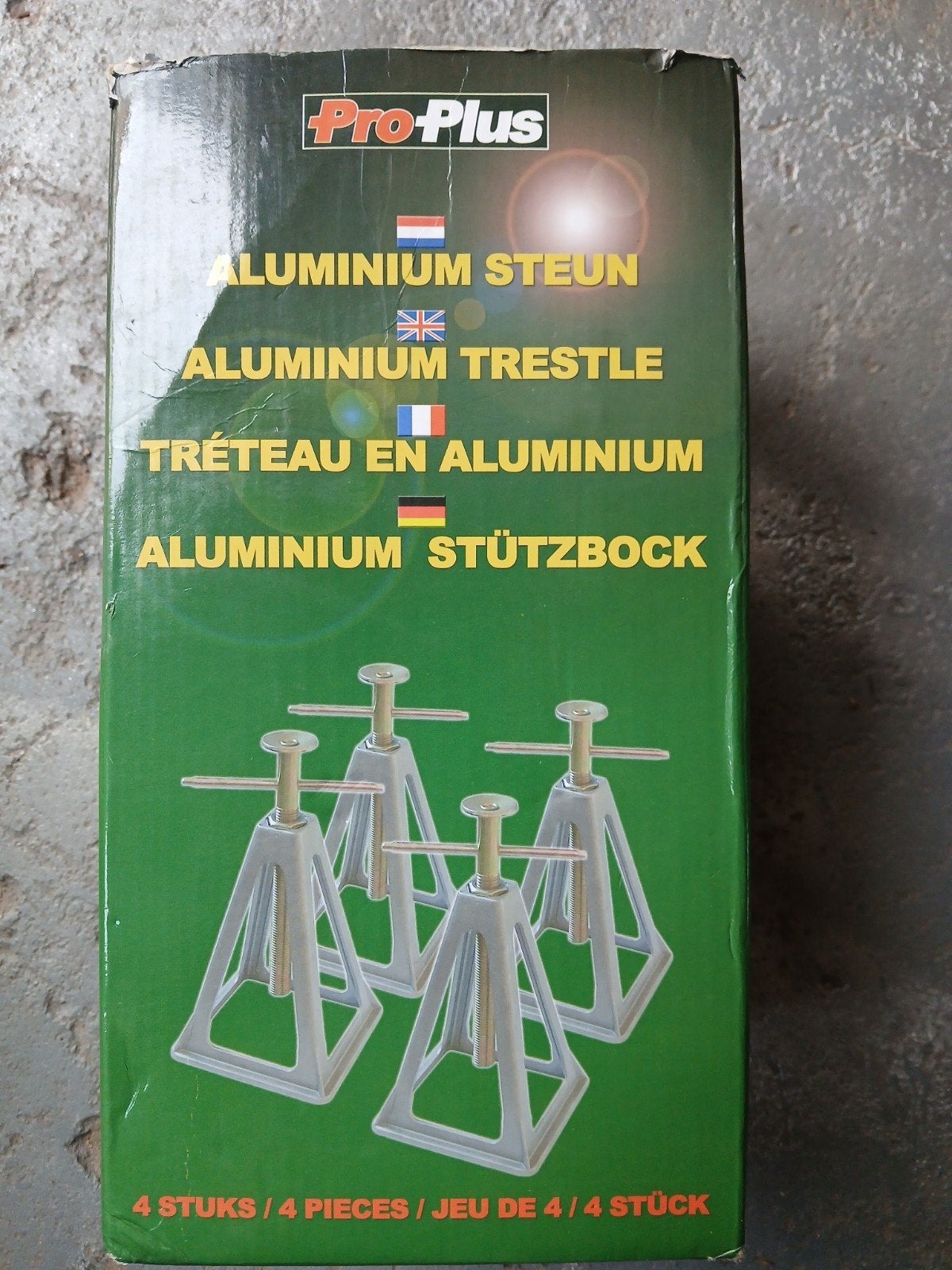 Pro-Plus Aluminium Steunen voor Caravan/Aanhanger (4 stuks), Caravans en Kamperen, Ophalen of Verzenden, Nieuw