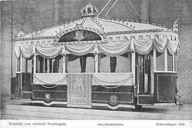 301-127-009 Scheveningen Salonwagen, Verzenden, Voor 1920, Zuid-Holland