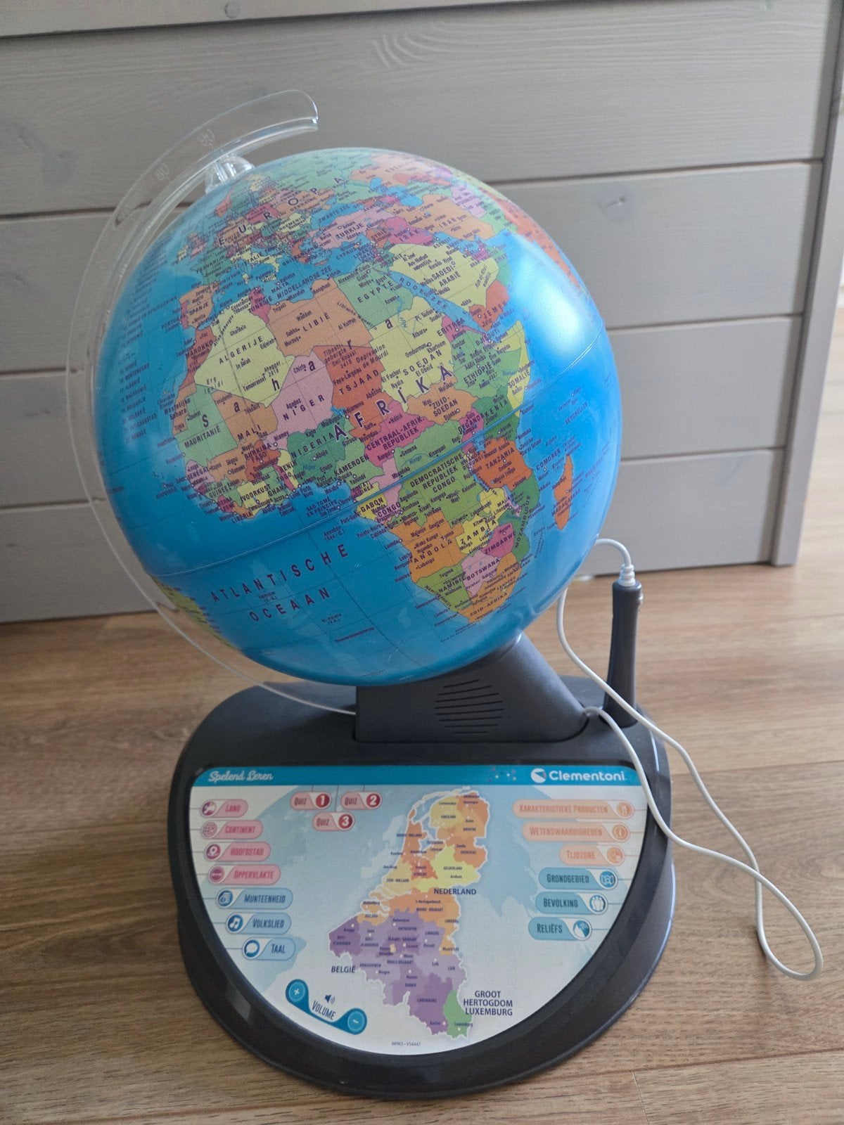 Clementoni Interactieve Wereldbol - Educatief Speelgoed, Ophalen, Kunststof, Zo goed als nieuw, Interactief