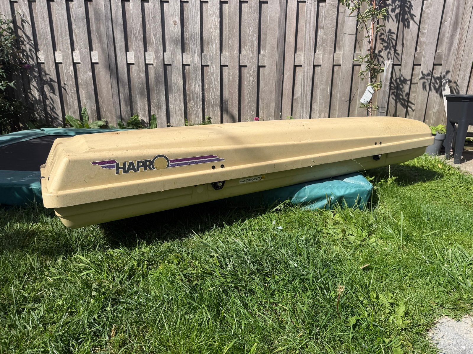 Hapro Skibox 200cm met sleutels en beugels, Auto diversen, Dakkoffers, Ophalen, Gebruikt