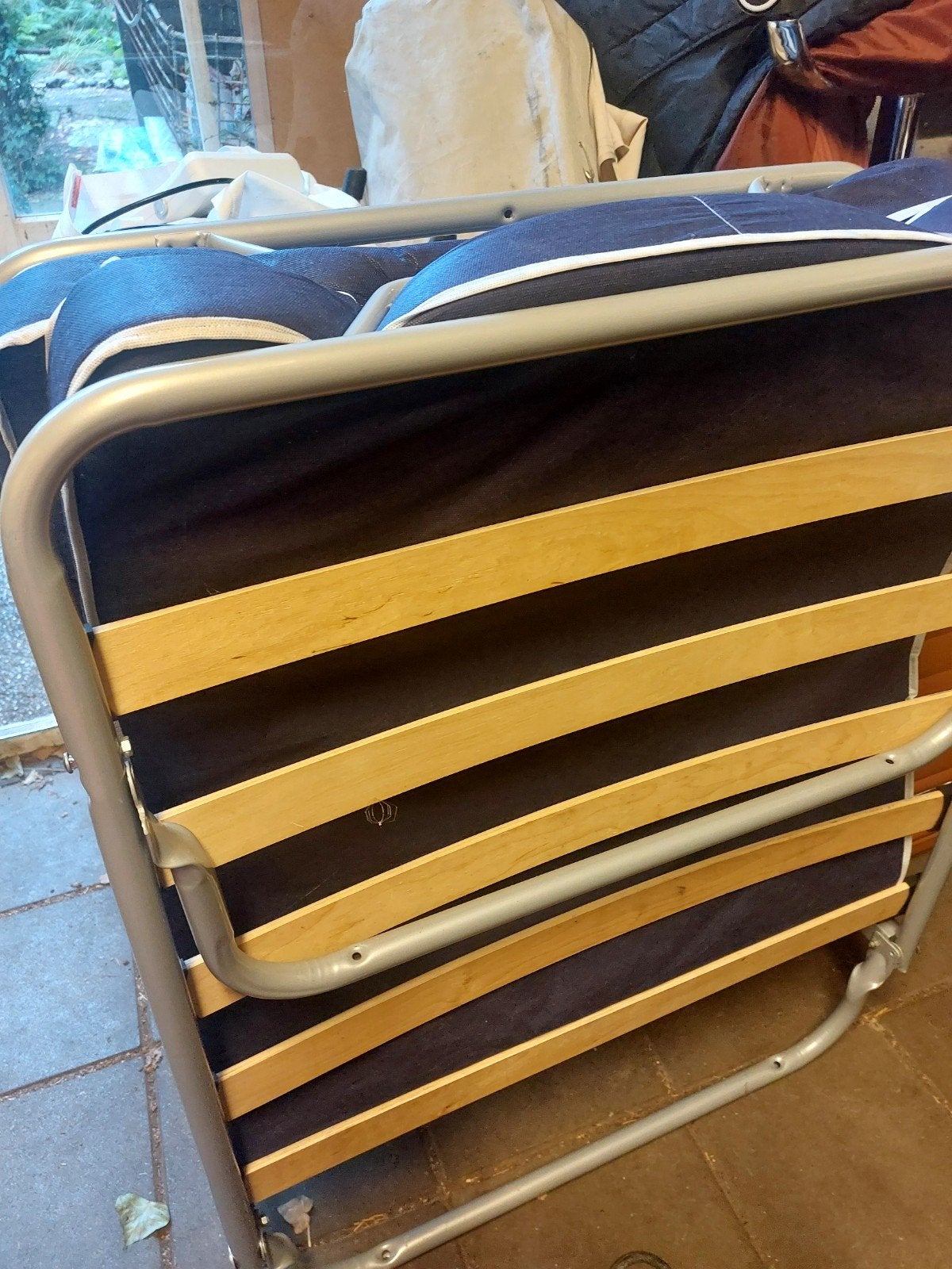 vouwbed, Ophalen, 90 cm, Eenpersoons, Zo goed als nieuw