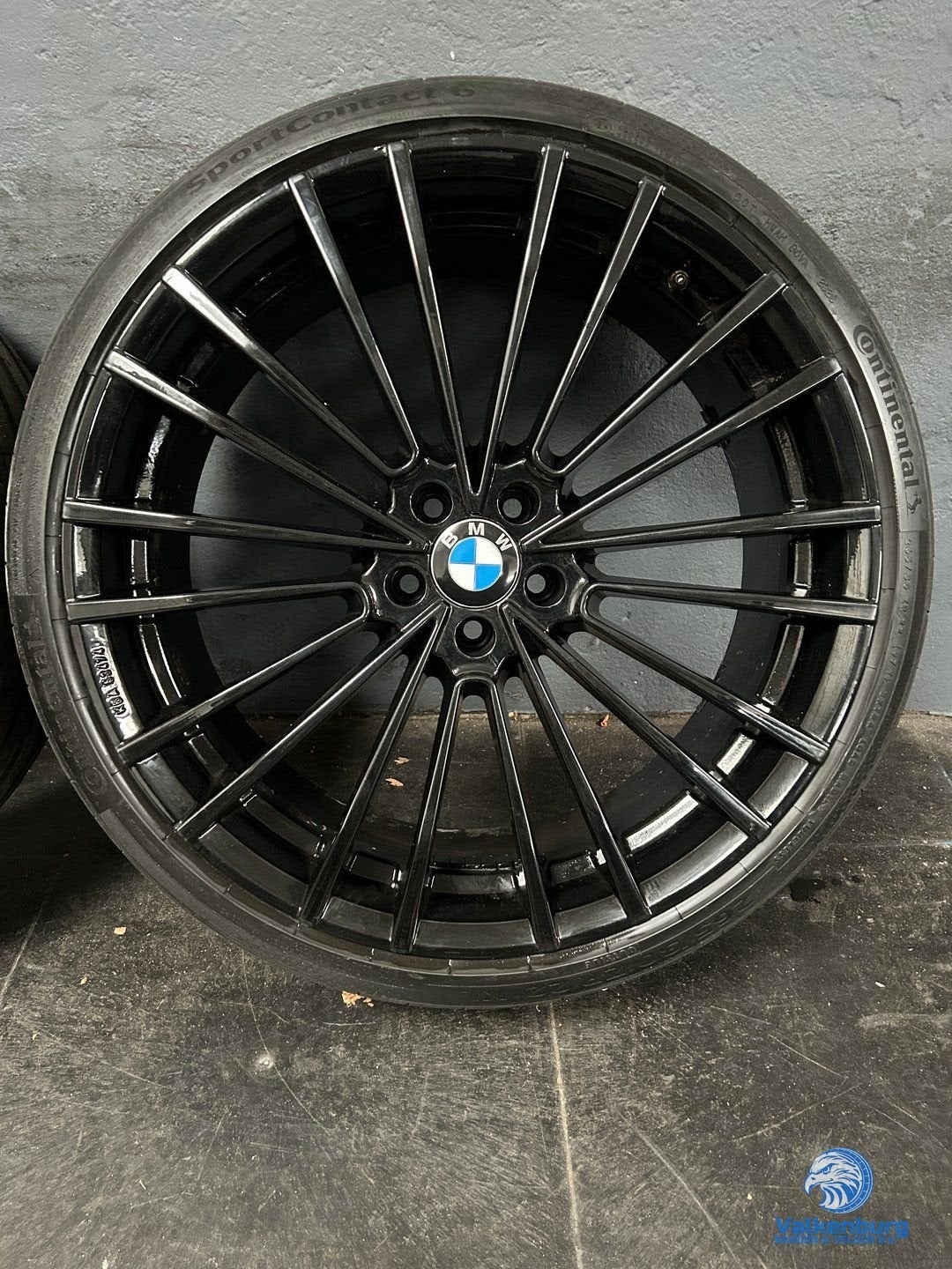 BMW 7-Serie G11 G70 22 inch zwarte breedset velgen 5x112 TPM, Auto-onderdelen, Banden en Velgen, Gebruikt, -, 265 mm, -