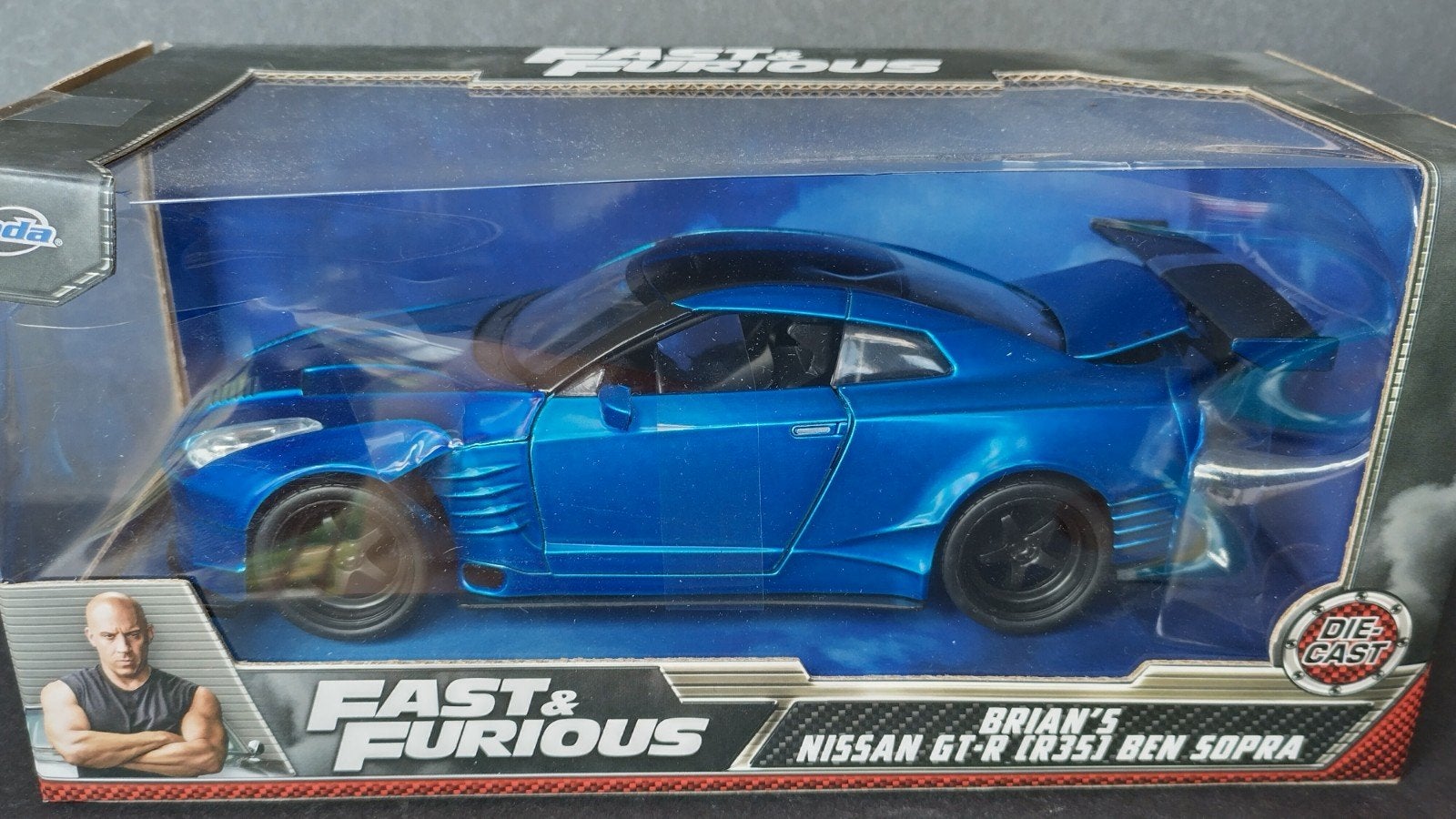 Nissan GT-r R35 Ben Sopra Fast & Furious 1:24 Jada Pol, Hobby en Vrije tijd, Modelauto's | 1:24, Auto, Verzenden, Nieuw, M