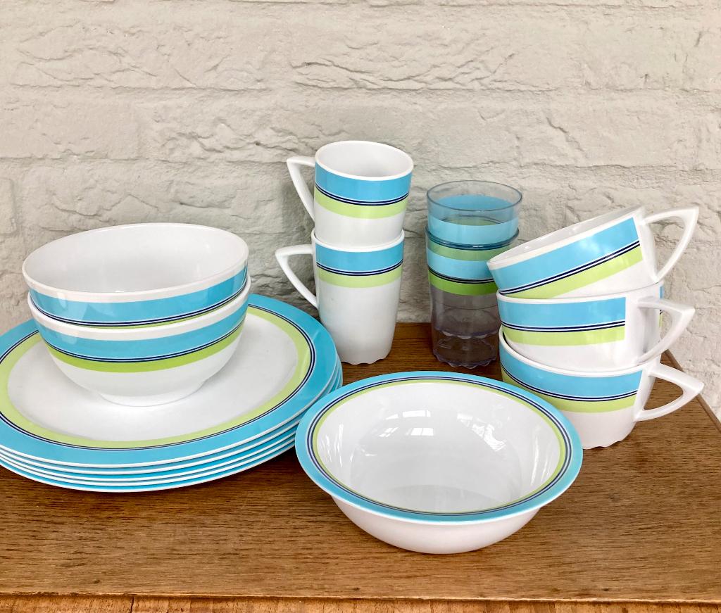 Mepal Rösti: 14 melamine serviesonderdelen. Prijs= per stuk., Ophalen of Verzenden, Zo goed als nieuw