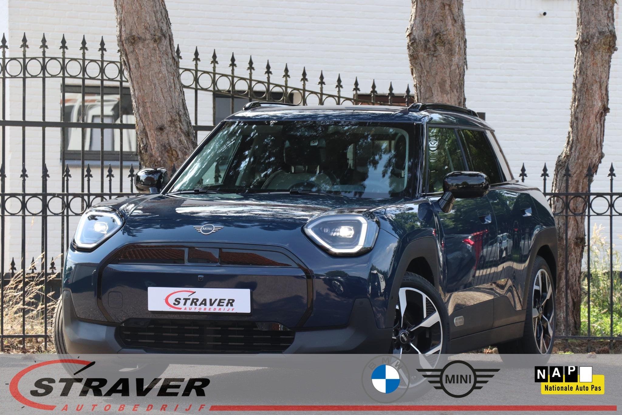 MINI Aceman E Classic L 42.5 kWh |Head-up display |Stoelverw, 12 maanden, Gebruikt, 750 kg, Blauw