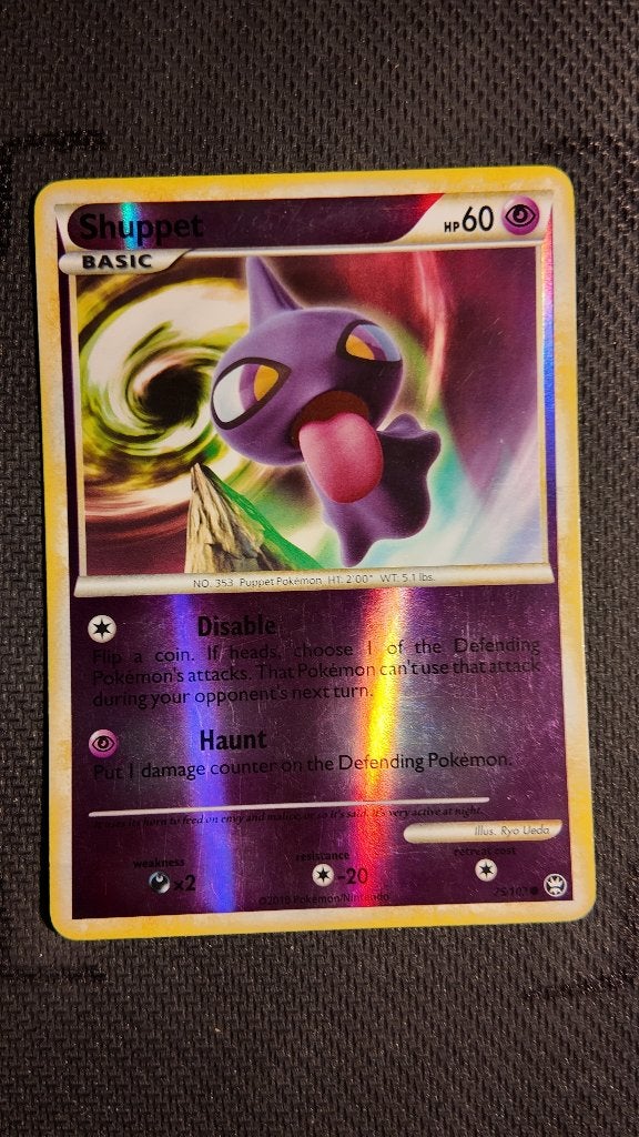 Shuppet 75 HS—Triumphant | Pokemon kaart, Ophalen, Zo goed als nieuw, Losse kaart, Foil