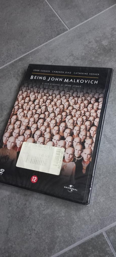 DVD Being John Malkovich - nieuw, Alle leeftijden, Ophalen of Verzenden, Nieuw in verpakking, Romantische komedie