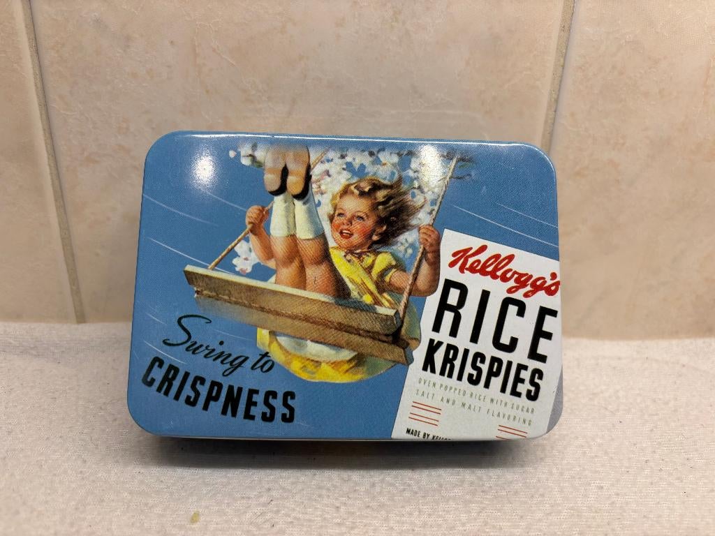 Blik Kellogg's Rice Krispies, Ophalen of Verzenden