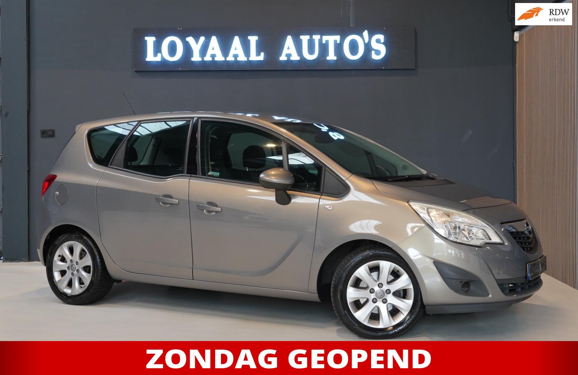 Opel Meriva 1.4 Turbo Edition | AIRCO | CRUISE | TREKHAAK| N, Auto's, Voorwielaandrijving, Euro 5, Stof, Gebruikt