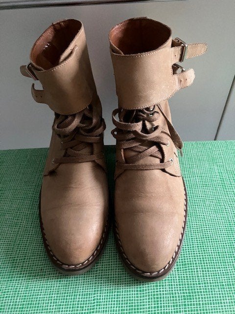 IKKS enkellaarzen, Kleding | Dames, Schoenen, IKKS, Beige, Lage of Enkellaarzen, Ophalen of Verzenden