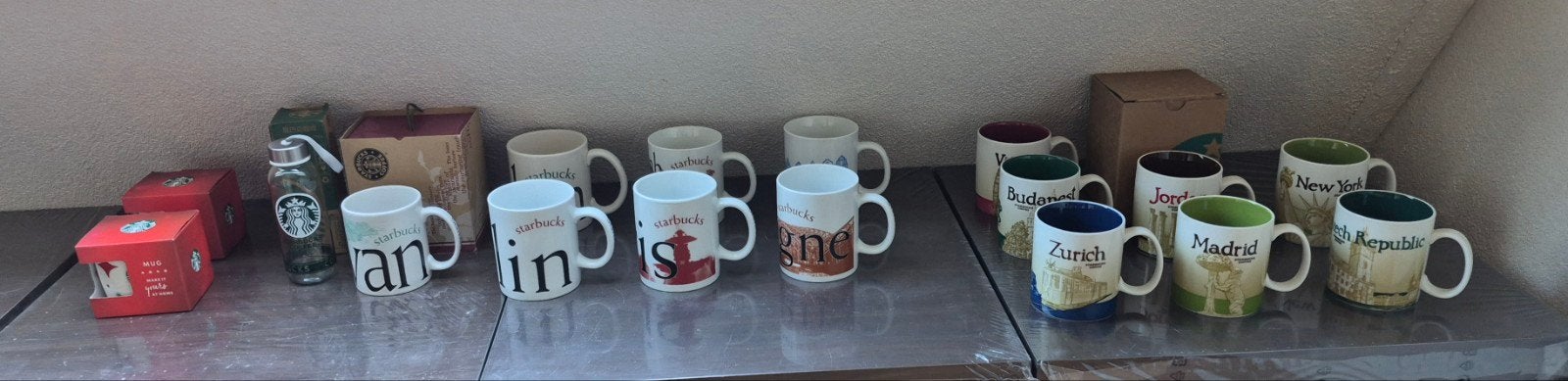Verzameling Starbucks City Mugs Collectie Steden landen mok, Ophalen of Verzenden, Zo goed als nieuw, Gebruiksvoorwerp