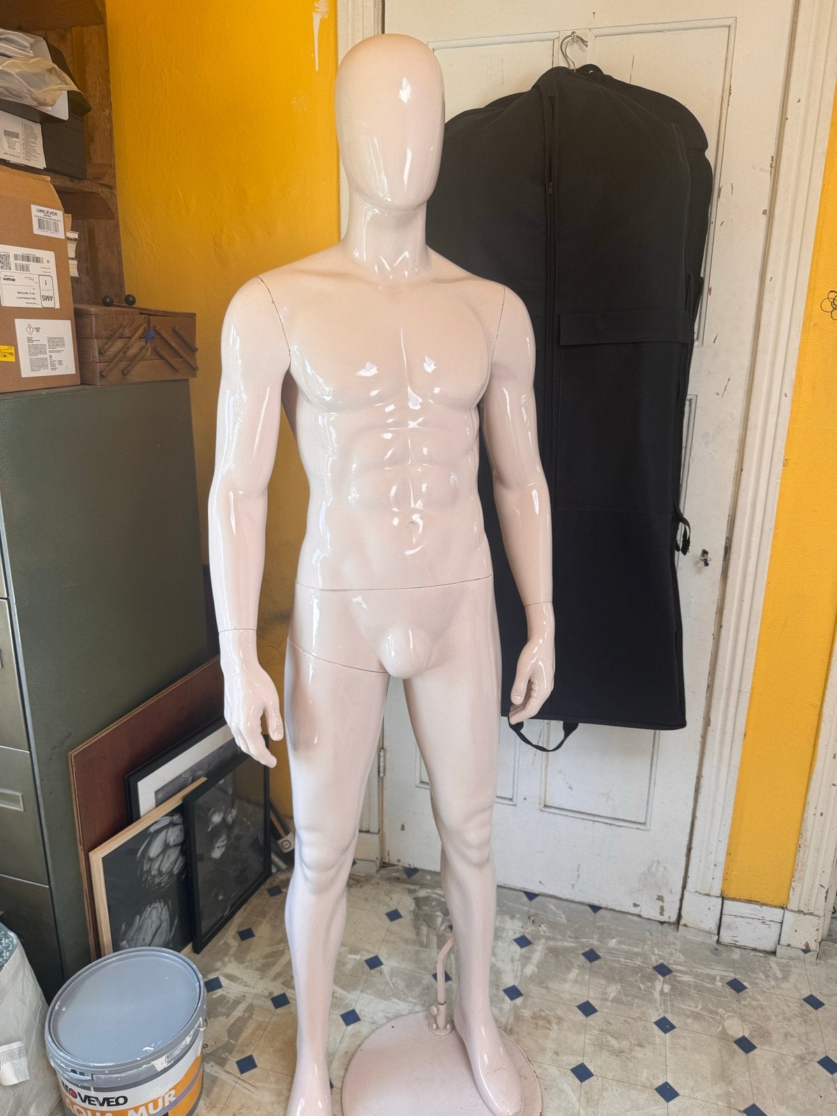 Mannequin - Mannelijk etalagepop voor kledingpresentatie, Diversen, Ophalen