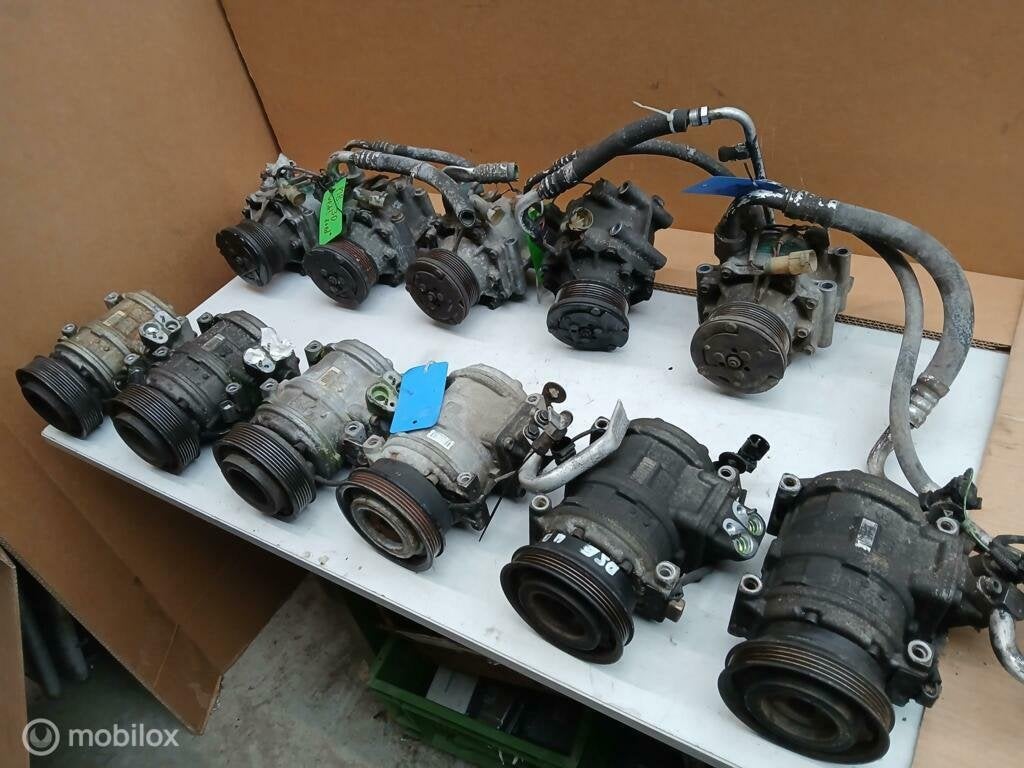 Aircopomp Land Range Rover P38 V8 Airco Pomp Compressor, Land Rover, Ophalen of Verzenden, Gebruikt, Land Rover