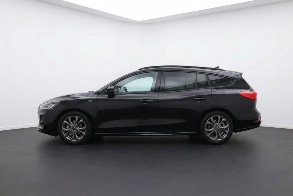 Ford FOCUS Wagon ST-Line 1.0 Ecoboost Hybrid ST Line Automaa, Stof, Gebruikt, Euro 6, Zwart