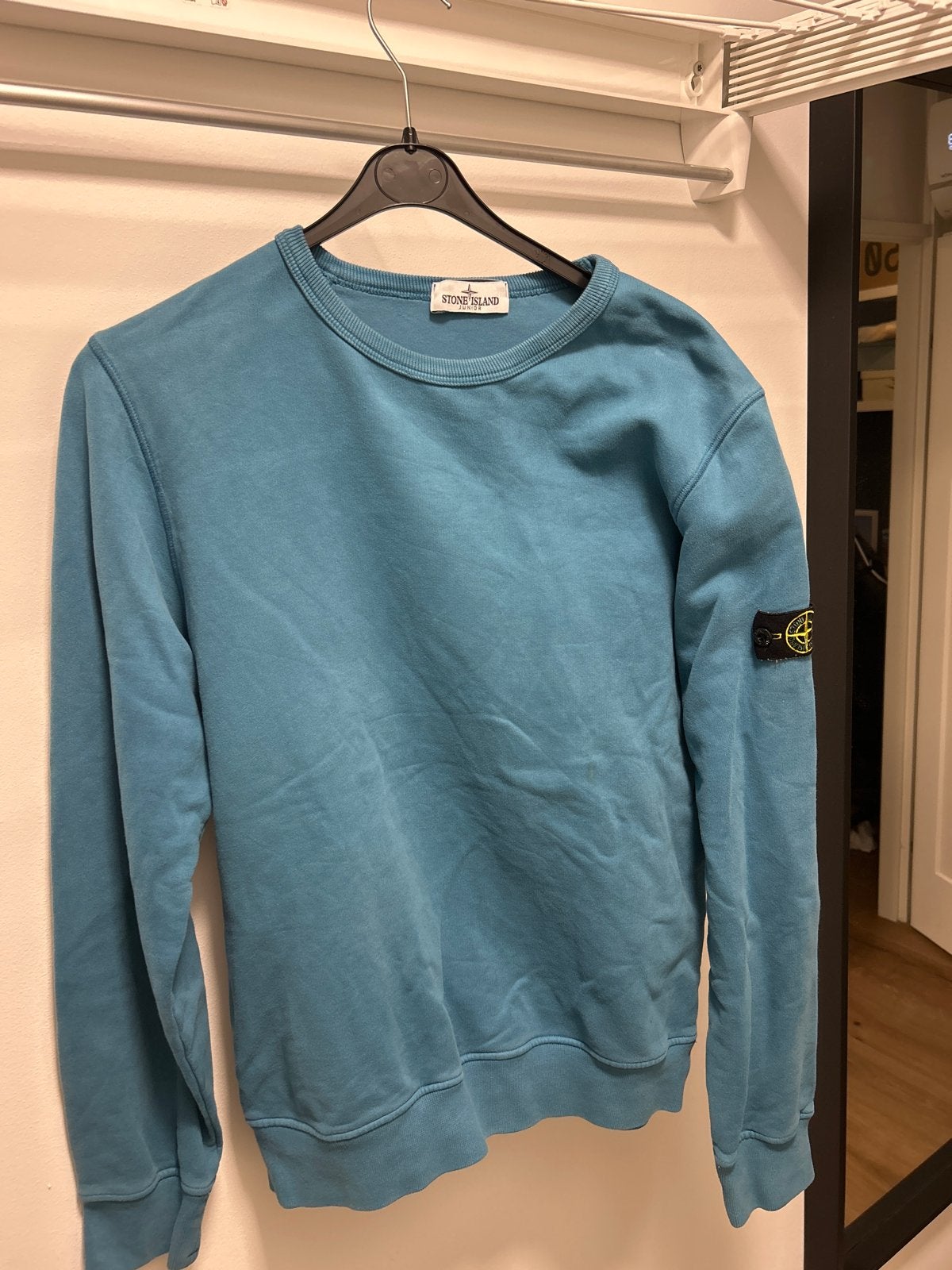Blauwe Stone Island Junior trui, Ophalen of Verzenden, Gebruikt, Jongen