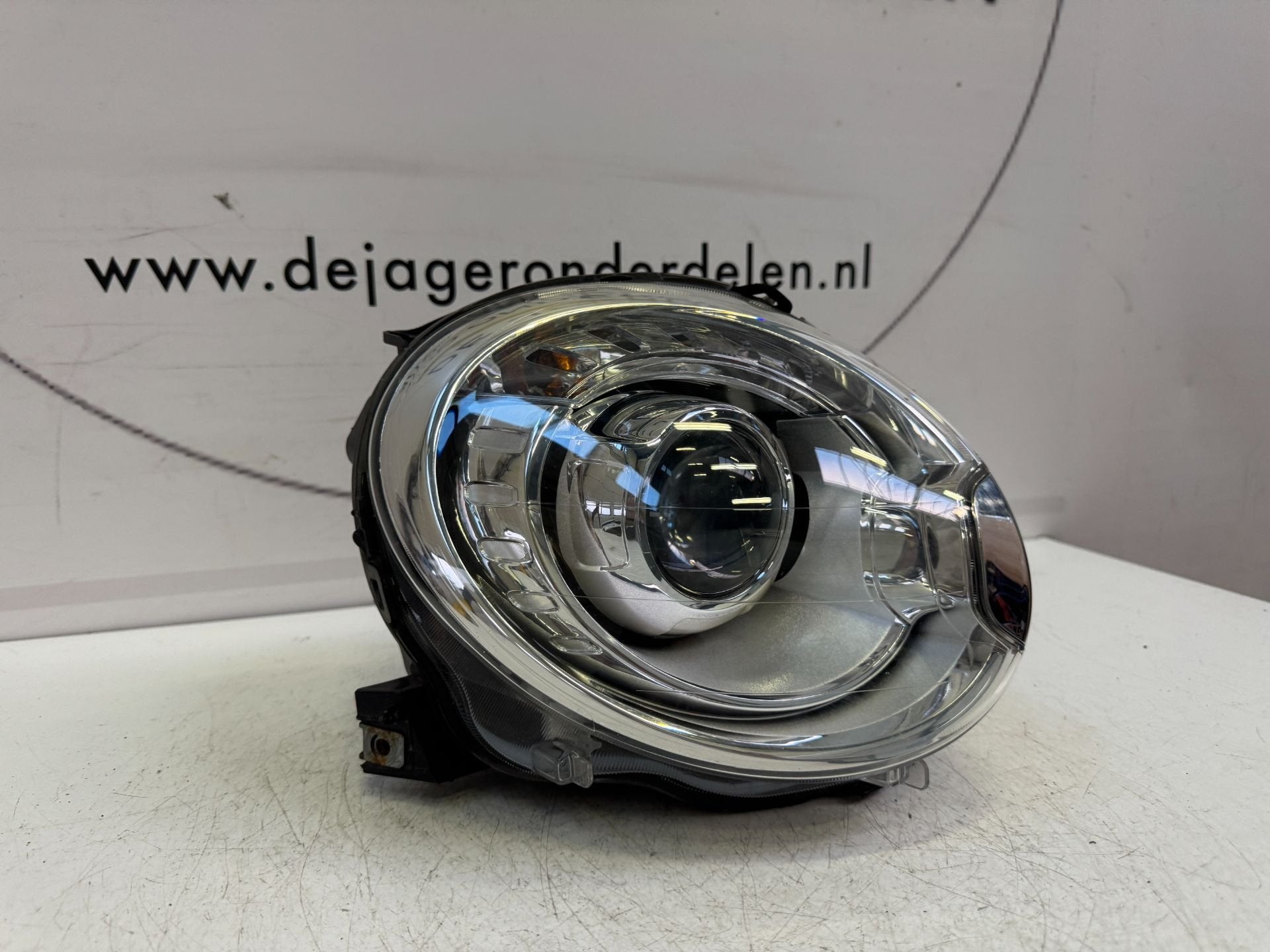 FIAT 500 ABARTH XENON KOPLAMP COMPLEET RECHTS 52088873, Auto-onderdelen, Gebruikt, Stellantis Europe S.p.A., Ophalen of Verzenden