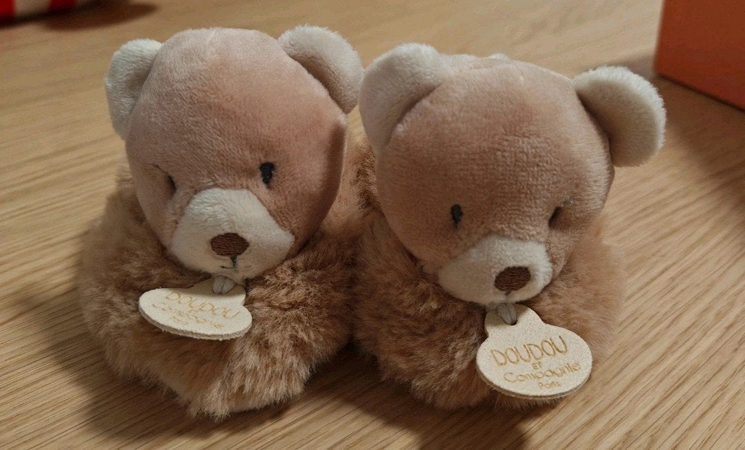 NIEUW: Doudou et compagnie sloffen (beer), Slofjes, Jongetje of Meisje, Nieuw, Ophalen of Verzenden