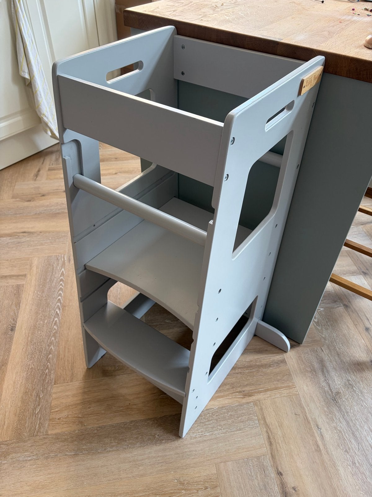 Kiddy Moon Learning Tower - Keukenhulpje, Kinderen en Baby's, Kinderstoelen, Ophalen, Gebruikt, Overige typen, Aanschuifbaar
